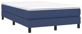Estrutura de cama sem colchão 120x200 cm tecido azul