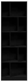 Estante 57x28,5x174 cm derivados de madeira preto