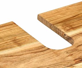 Conjunto de Móveis para Casa de Banho 2 Peças em Madeira Maciça de Acá