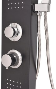 Chuveiro de Hidromassagem - Preto Mate - Design Moderno