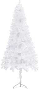Árvore de Natal artificial de canto 240 cm PVC branco