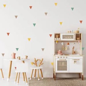 Triângulos - Autocolantes coloridos para o quarto das crianças