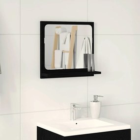 vidaXL Espelho WC 40x10,5x37 cm derivados de madeira carvalho preto