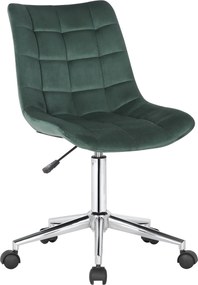 Cadeira de Escritório Medford Velvet Verde