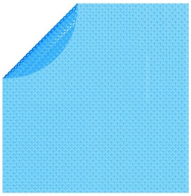 Cobertura de piscina redonda 488 cm PE azul
