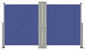 Toldo lateral retrátil 140x1200 cm azul