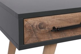 ****  
Secretária Milano – Antracite Carvalho – 105x79x55 cm

**