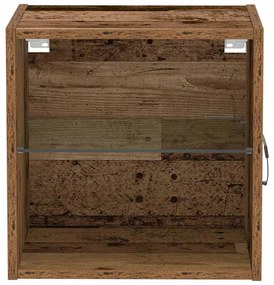 Prateleira Flutuante vidaXL 2 pcs Madeira Velha 40x28,5x40 cm Madeira