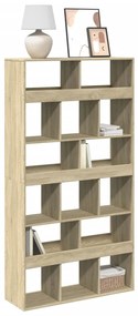 Estante 100x33x187,5 cm derivados de madeira carvalho sonoma