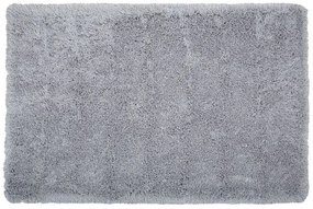 Tapete de poliéster 140 x 200 cm cinzento claro CIDE Beliani