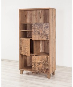 Estante Marina – Pinheiro Atlântico – 80x155x36 cm