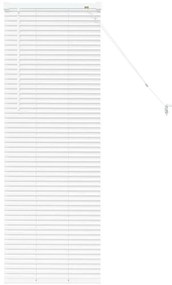 Persiana de Janela com cortinas Outros Manual Branco 80 x 130 cm Alumí