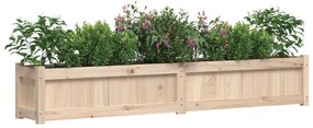 Vasos/floreiras de jardim 2 pcs madeira de pinho maciça