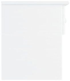 Mesa de cabeceira ALTA 43x35x40,5 cm pinho maciço branco