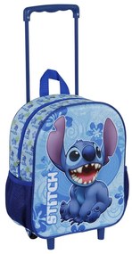 Mochila infantil Trolley 3D Aloha Stitch Disney 34cm KARACTERMANIA