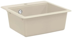 vidaXL Pia Bege 470 x 440 mm Granito