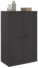Aparador 67x39x107 cm aço preto