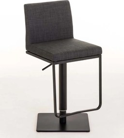 Banco de bar Panama B Tecido cinza escuro