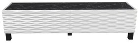 Móvel TV Lerze – Branco e Preto – 149,2x35x38 cm