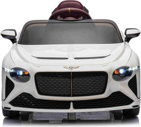 Carro elétrico para crianças Bentley Bacalar 12V, portas que se abrem para cima, controlo remoto 2,4 GHz, luzes LED, entrada USB/AUX, suspensão, bater