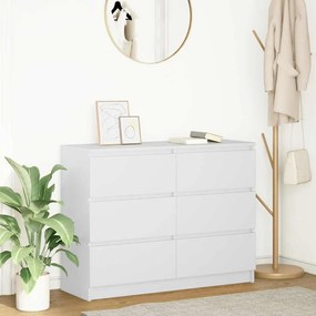 vidaXL Aparador 100x35x76 cm derivados de madeira branco
