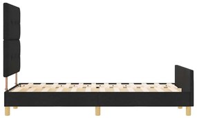 Cama vidaXL Preta 120x200 cm em Tecido