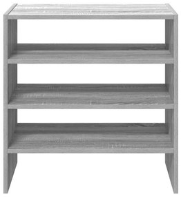 Sapateiras 2 pcs empilháveis 60x30x30,5 cm cinzento sonoma
