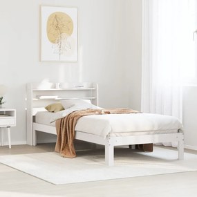Estrutura cama c/ cabeceira sem colchão 90x190 cm branco