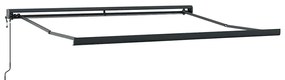 Toldo Retrátil Automático cinza-claro 350 x 250 cm