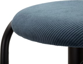 BANCO DE BAR COM ELEVADOR DESTINY NAVY Ø 41X61-83 CM AZUL E PRETO