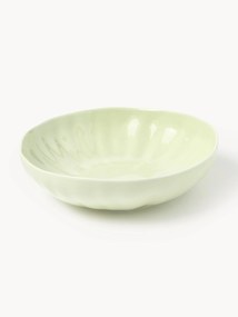 Pratos de sopa em porcelana com relevo Sali, conjunto de 4