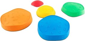 Pedras de Equilíbrio de 5 Peças para Crianças para Interior e Exterior com Superfície Antiderrapante para Crianças com Mais de 3 Anos Multicoloridas