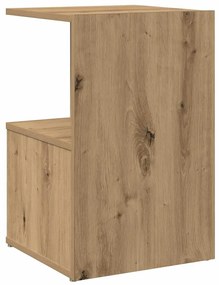 Mesa cabeceira 35x35x55 cm derivados madeira carvalho artisiano