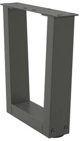 Pés para mesa de centro em V, 2 peças, antracite, 40x(30-31,3) cm, aço