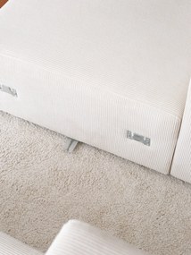 Sofá de 3 Lugares Yolo – Branco – 222x89x110 cm