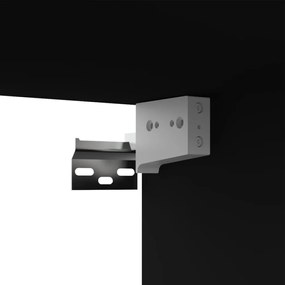 Móveis de TV 4 pcs 80x30x30 cm derivados de madeira preto