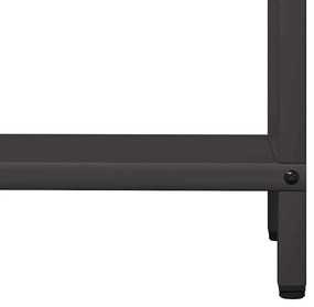 Suporte para lenha 60x25x60 cm aço laminado a frio preto