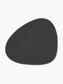 Base para copos assimétrica em pele Curve, conjunto de 4