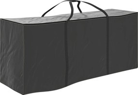 Bolsa de Armazenamento para Almofadas de Jardim Impermeável Bolsa de Arrumação para Árvore de Natal 175x55x75 cm Preto