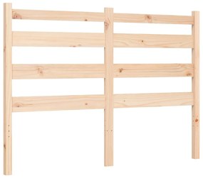 Cama sem colchão 140x190 cm madeira de pinho maciça