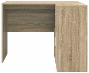 mesa de canto Carvalho Sonoma 102x88x75 cm Madeira Engenheirada