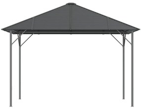 Gazebo com telhado 3x3 m antracite