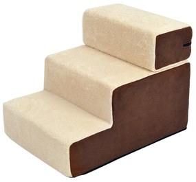 PawHut Escada de 3 degraus para animais de estimação Cães Gatos destac