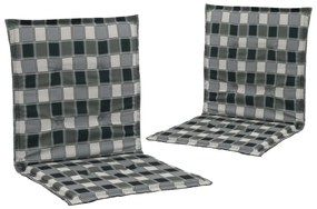 vidaXL Almofadões para cadeiras de jardim 2 pcs 100x50x3 cm multicolor