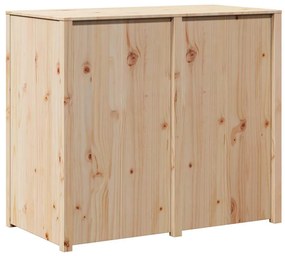 Armário de Cozinha ao Ar Livre 106x55x92 cm de Madeira Maciça de Pinho