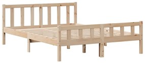 Cama sem colchão 120x190 cm madeira de pinho maciça