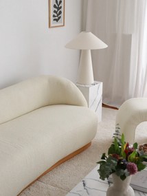 Sofá de 3 Lugares Slon – Branco – 225x75x88 cm