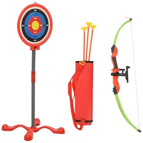 Conjunto tiro com arco infantil c/ arco flechas e alvo
