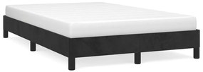 vidaXL Estrutura de cama sem colchão 120x190 cm Veludo preto