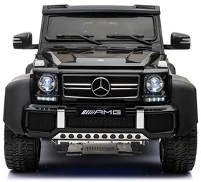 Carro elétrico para Crianças Mercedes-Benz G63 6X6, tela LCD, retroiluminação, 2,4 Ghz, 12V14AH, bateria removível, MOTOR 4 X, controle remoto, assent